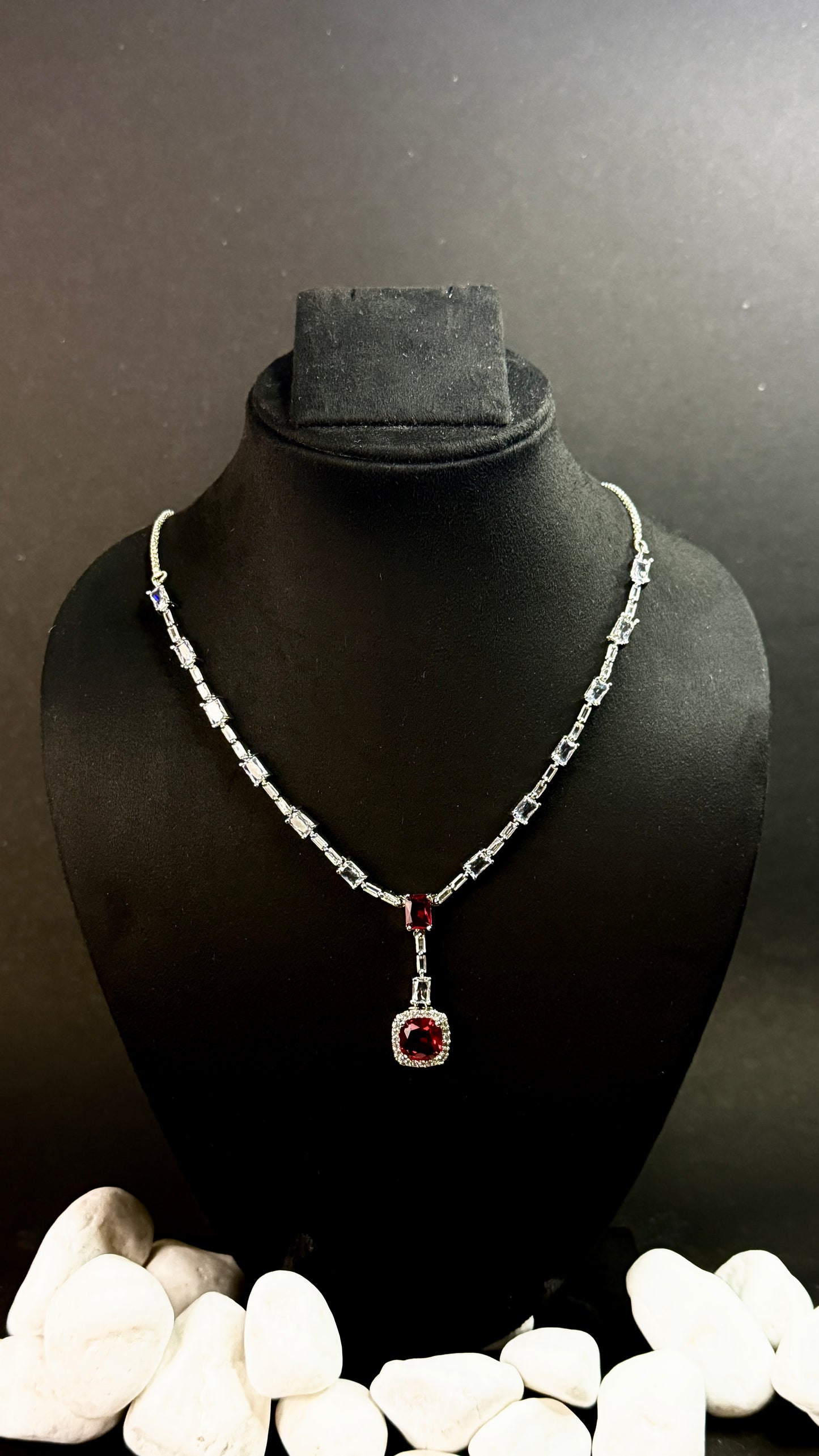 Ruby Royale Halo Set