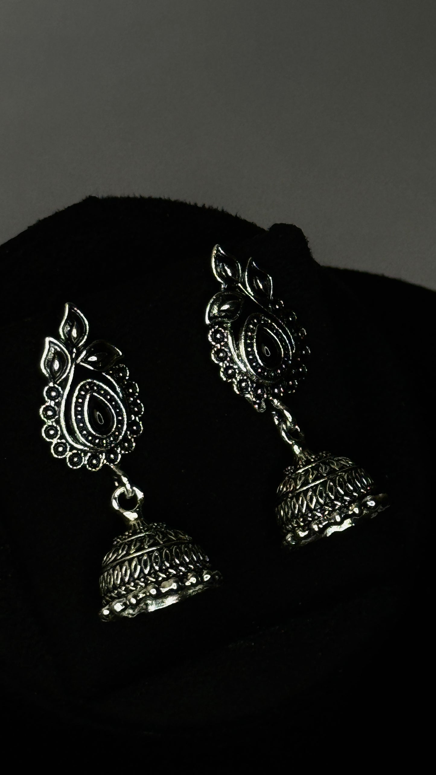 Kala-Patra Jhumka Drop Earrings
