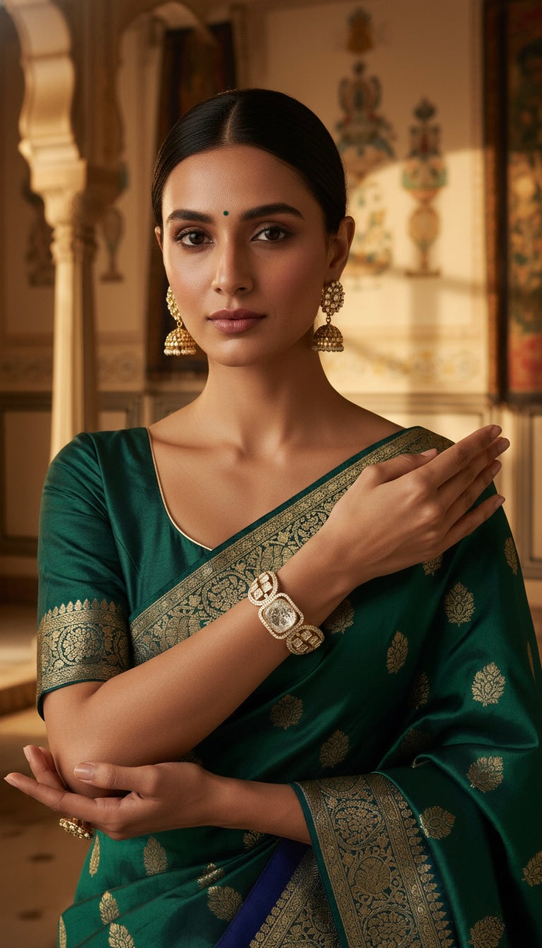 Heritage Polki Bangle