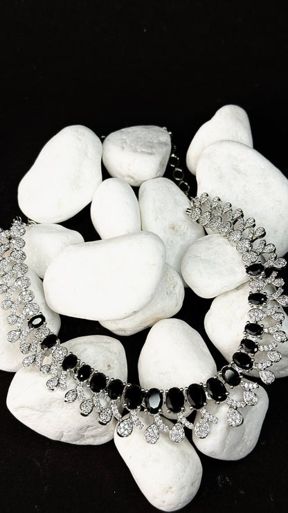 Black Marquise Royale Set