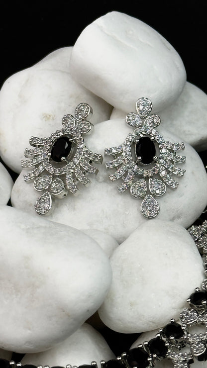 Black Marquise Royale Set