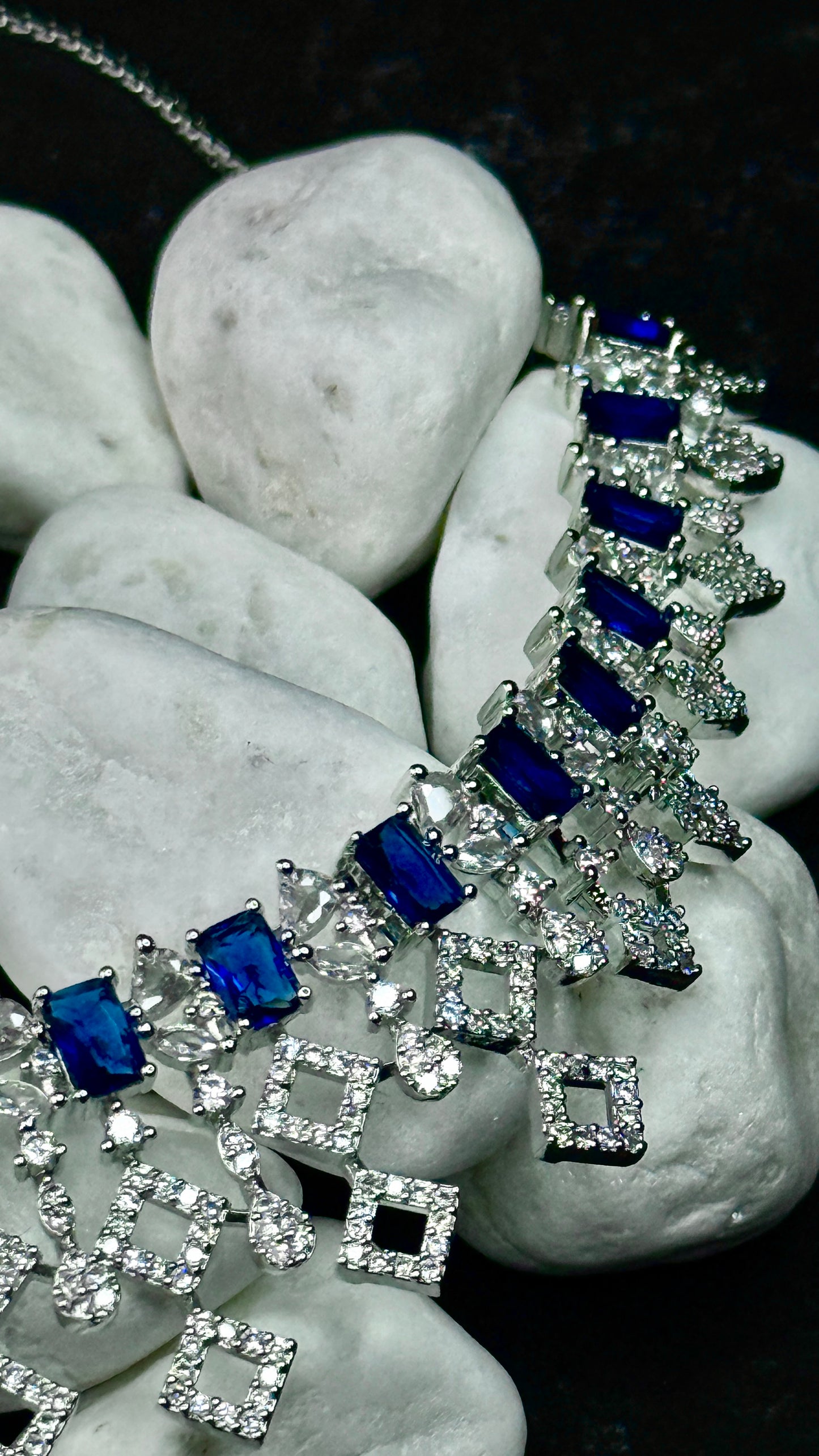 Sapphire Cascade Set