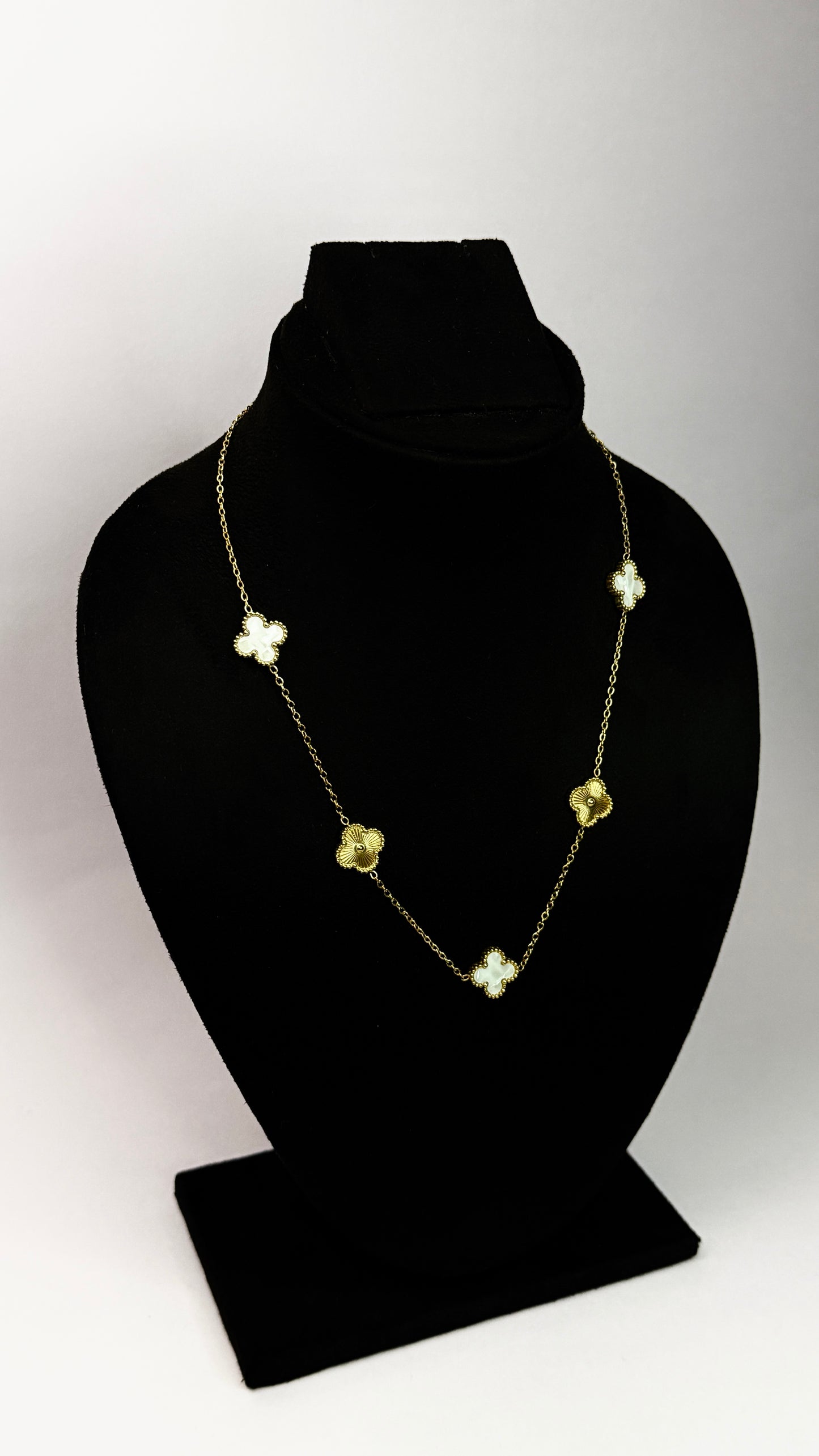 Luck Clover Station Necklace