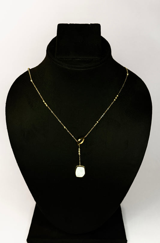Modern Drop Lariat Necklace