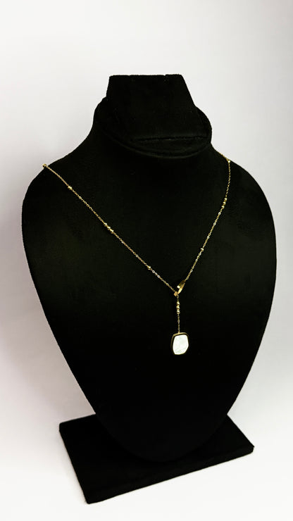 Modern Drop Lariat Necklace