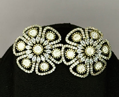 Vintage Floral Cluster Studs