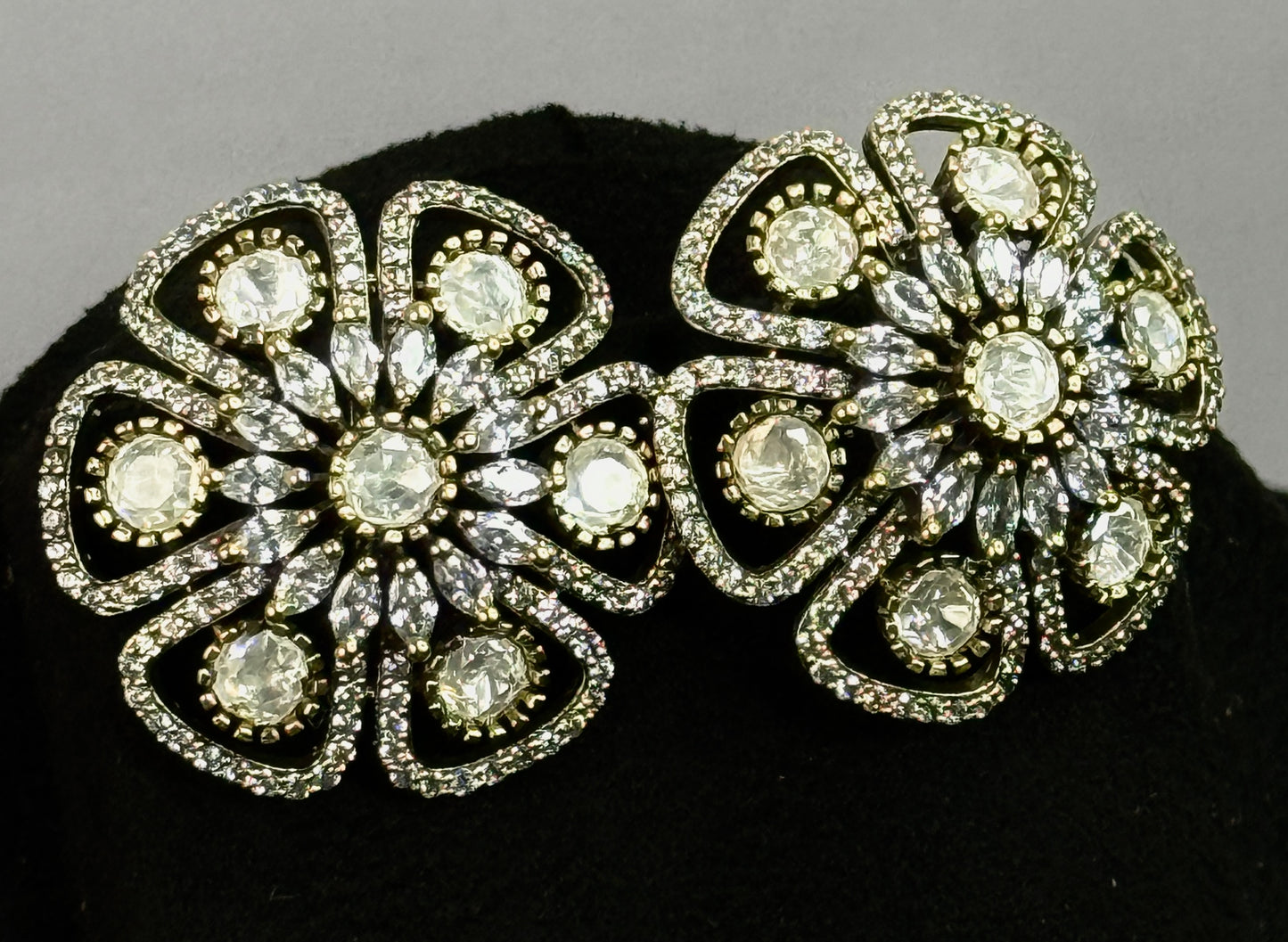 Vintage Floral Cluster Studs