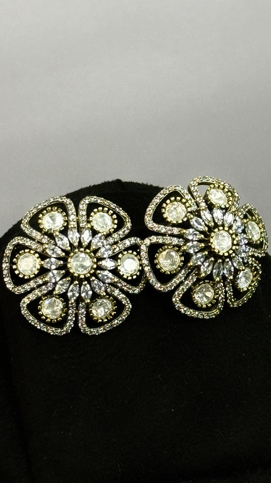 Vintage Floral Cluster Studs