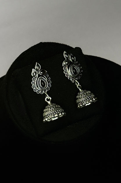 Kala-Patra Jhumka Drop Earrings