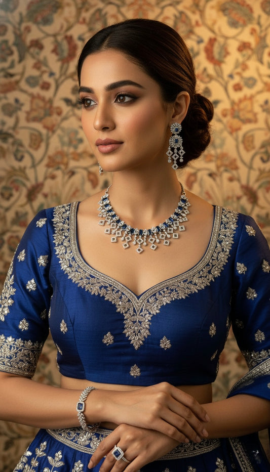 Sapphire Cascade Set